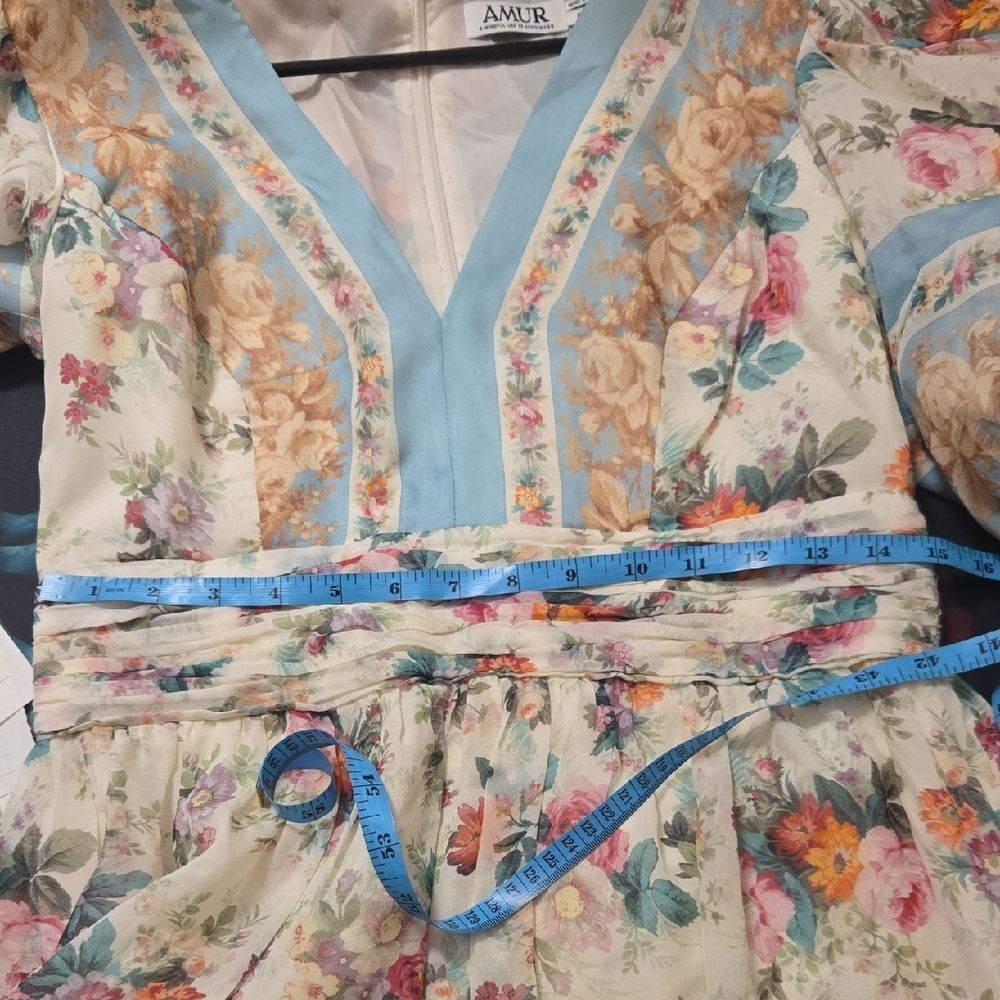 AMUR Elise Silk Mini Dress - Picture 5 of 10